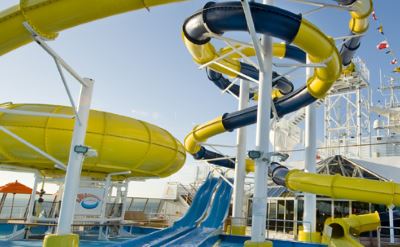 Carnival Dream water slides